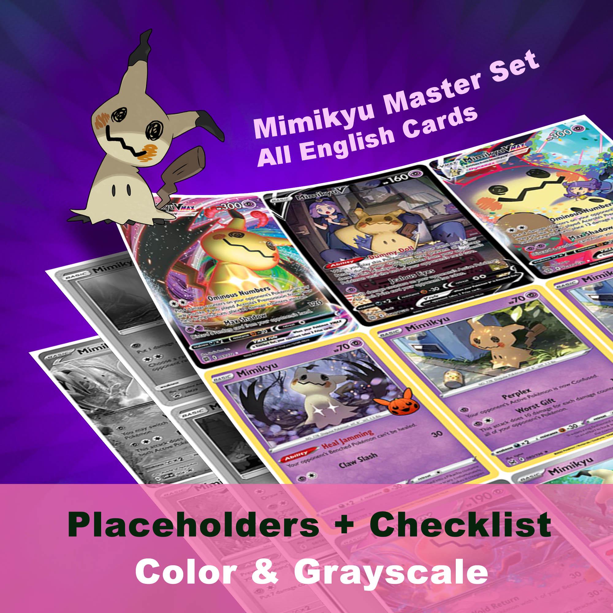 mimikyu pokemon card binder Collectable card binder Pokemon Mimikyu / 4 pocked main image 0