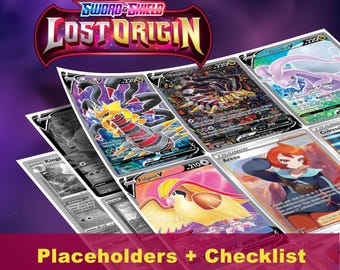 Sword & Shield: Lost Origin Placeholders, Printable Master Set