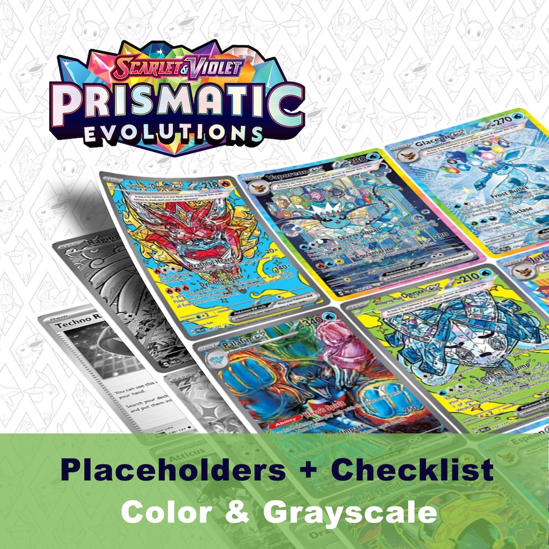 prismatic evolution card binder Pokemon TCG: Scarlet & VioletPrismatic Evolutions Collection : Toys & Games protect your valuable trading cards with our 2 Scarlet & Violet: Prismatic Evolutions