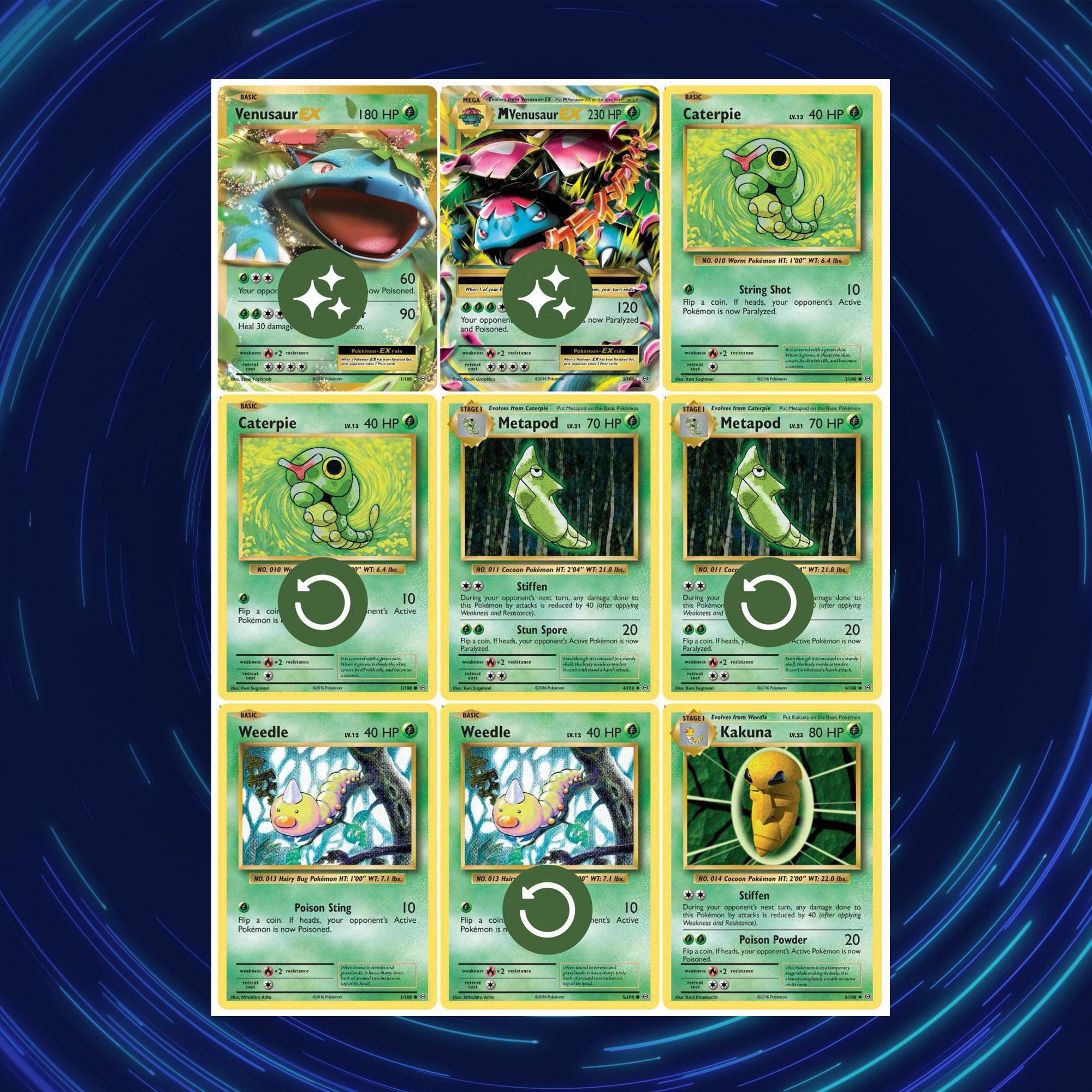 XY: Evolutions Placeholders, Printable Master Set, Pokemon Binder ...