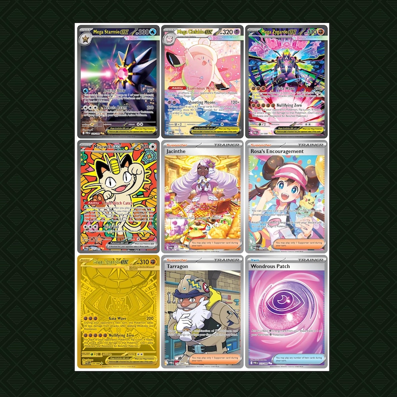 Mega Evolution: Perfect Order Placeholders, Printable Master Set Binder ...