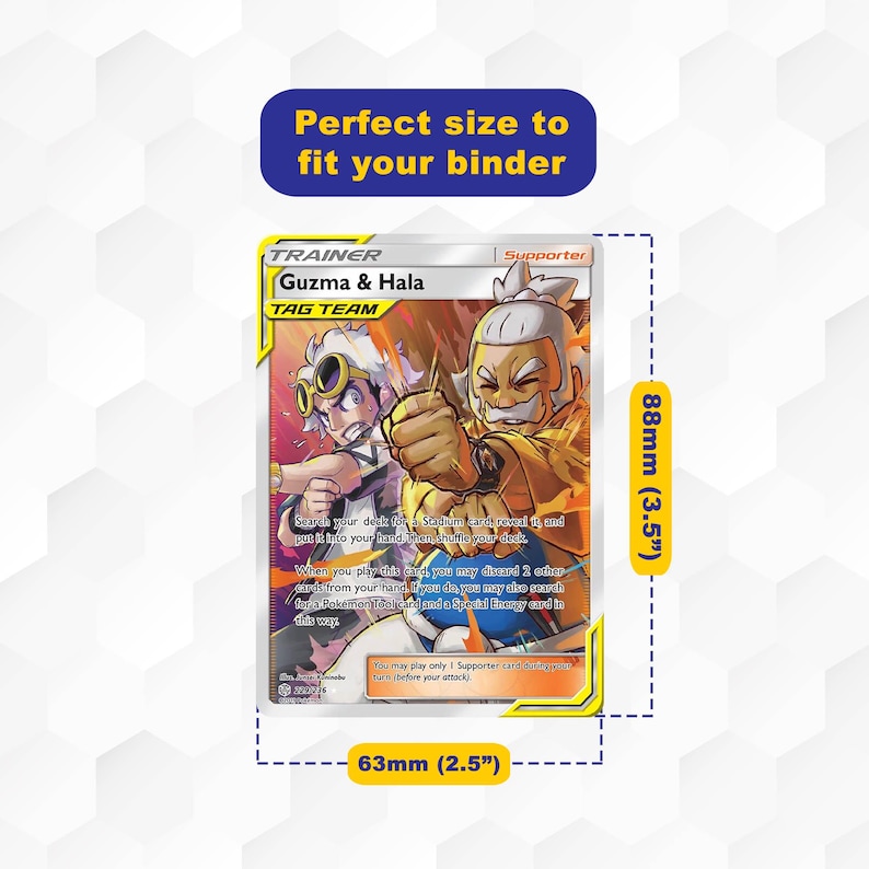 Trainer Supporter Full Art Placeholders All Sets, Printable Pokemon ...