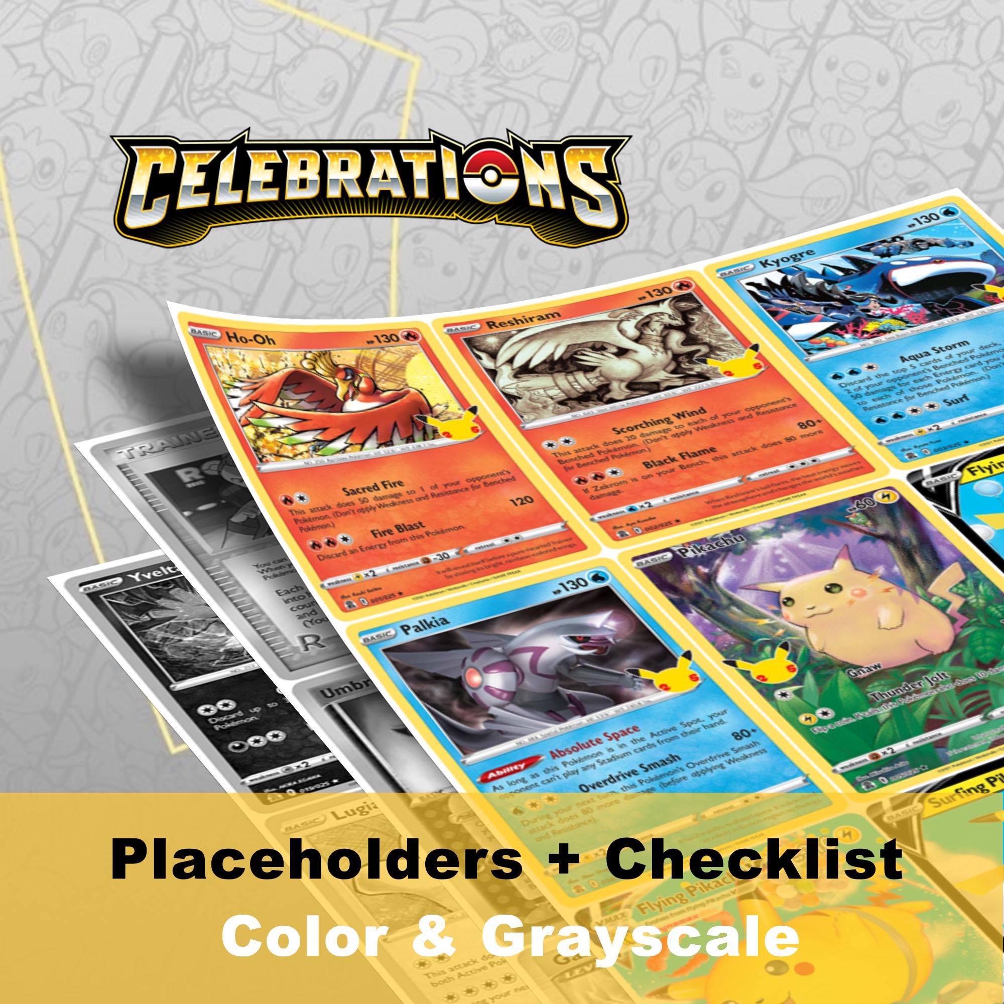 list of pokemon celebrations cards Amazon.com: Pokémon Cards, 25th Anniversary Celebrations, No Duplicates  Guaranteed! (10 Pack) : Toys & Games main image 0