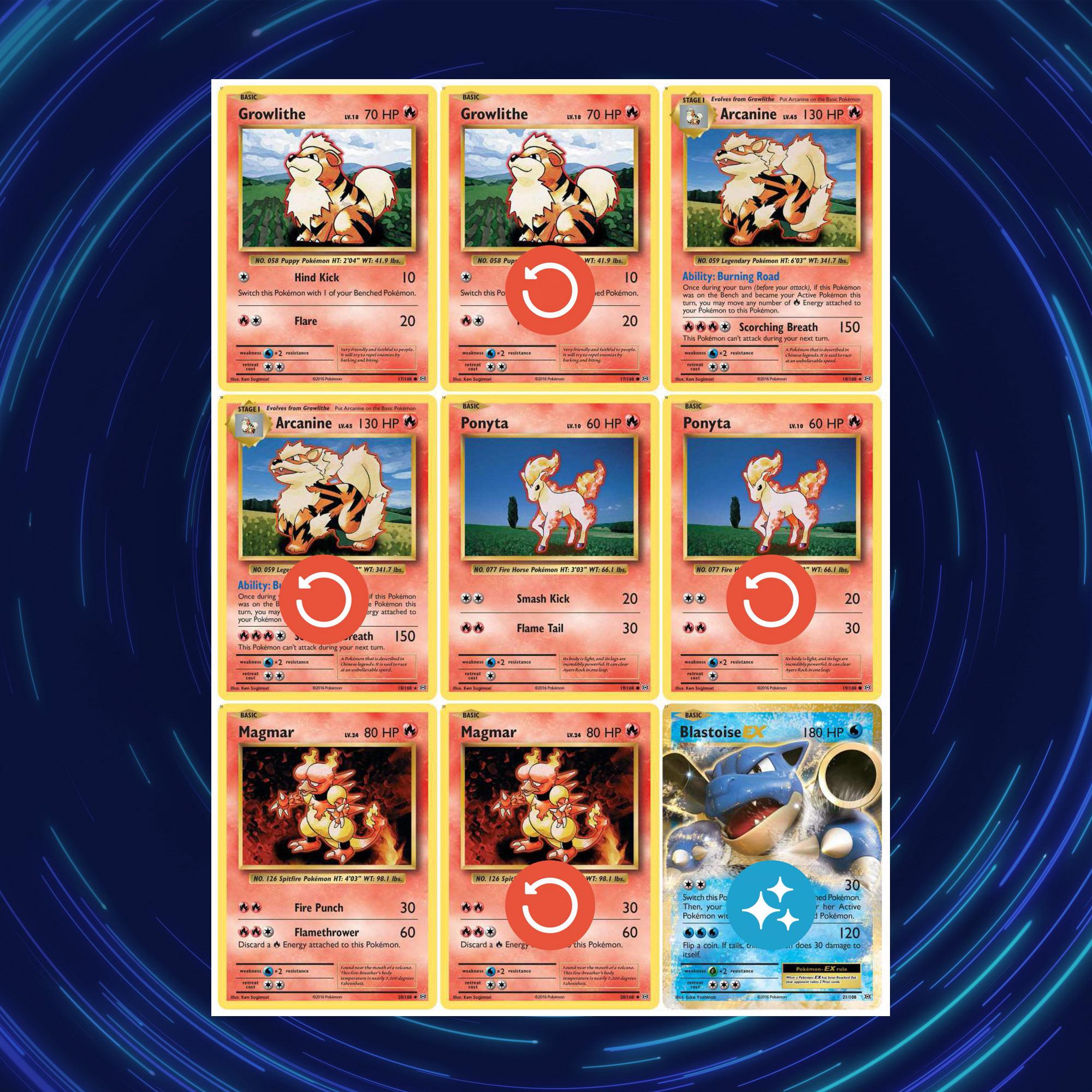 XY: Evolutions Placeholders, Printable Master Set, Pokemon Binder ...