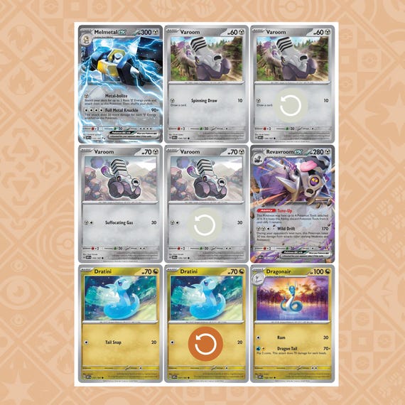 Scarlet & Violet: Obsidian Flames Placeholders, Printable Master