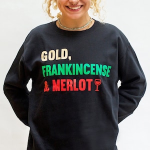Funny Wine Slogan Christmas Jumper, Christmas Sweatshirt, Xmas Jumper, Unisex Christmas Jumper, Wine Xmas Jumper, Slogan Christmas Jumper