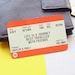 Personalised Train Ticket, Friendship Gift, Best Friend Gift, Wallet Keepsake, Wallet Insert, Token Gift, Personalised Train Ticket, Memento