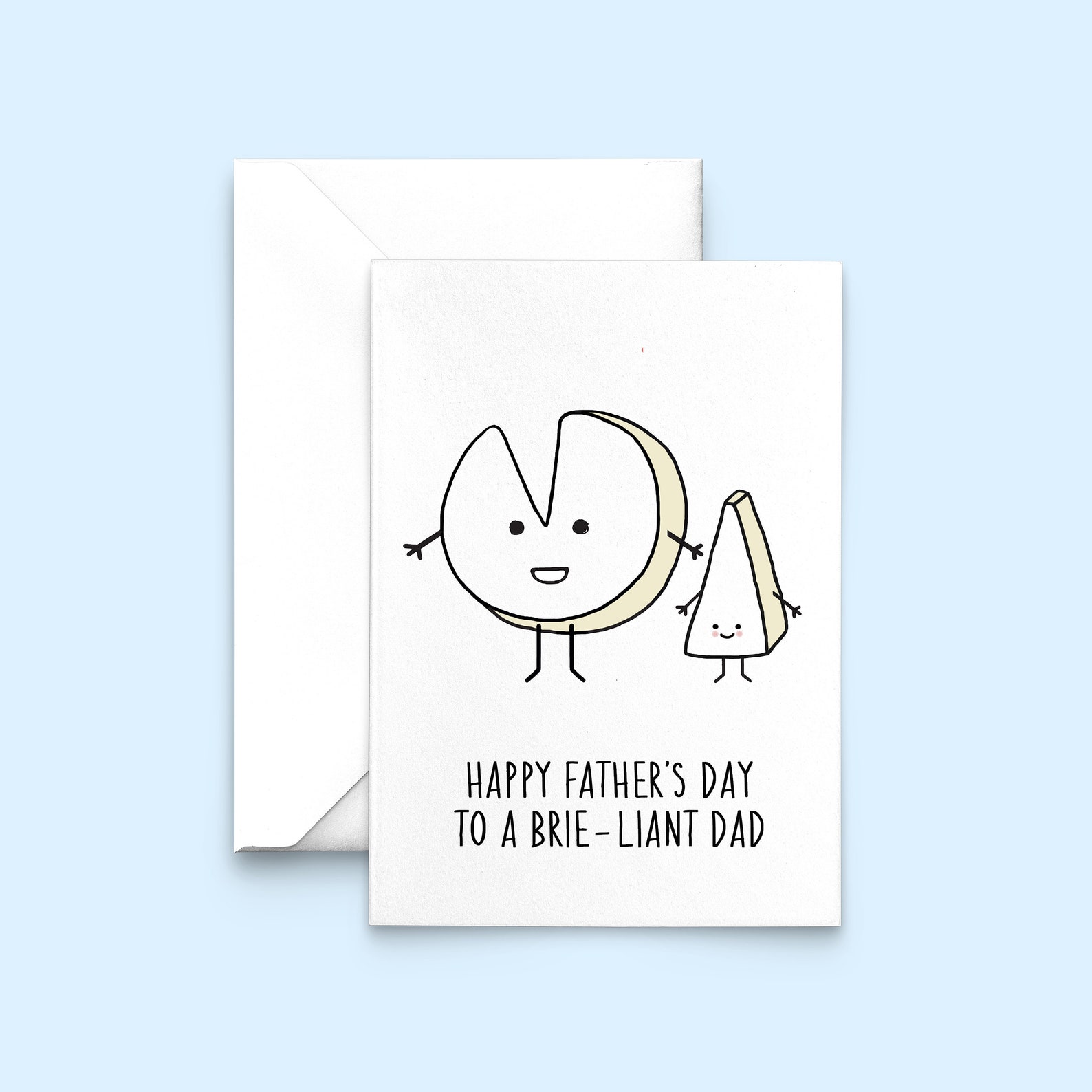 Funny Cheese Father's Day Card Card for Dad Cheese Etsy UK