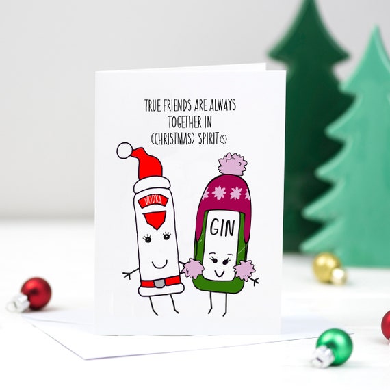 Friend Christmas Card Christmas Card for Friend Best Friend | Etsy