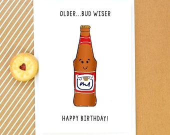 Funny Beer Birthday Card - Birthday Card - Card for Him - Boyfriend Birthday Card - Husband Birthday Card - Funny Birthday Card