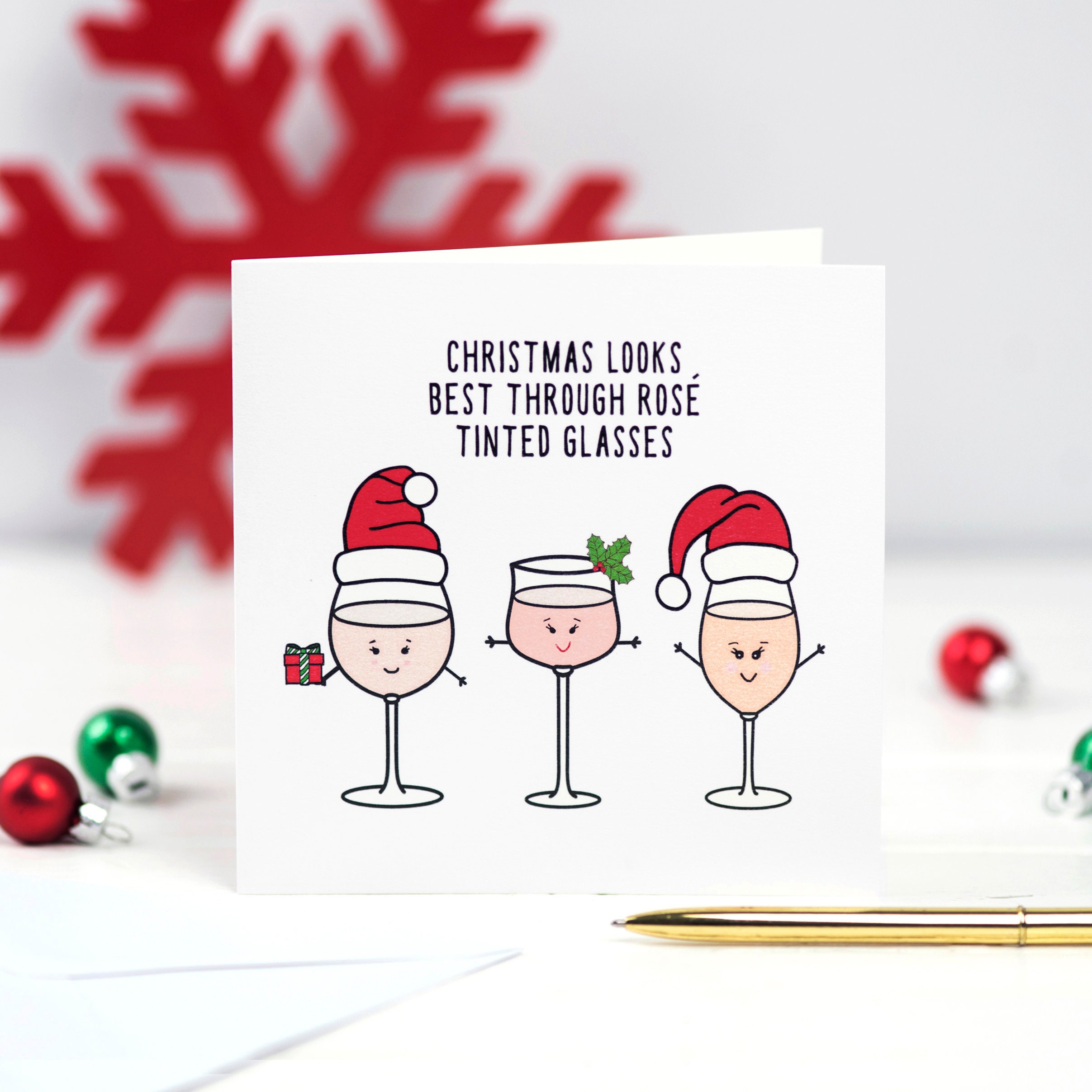 strange christmas cards