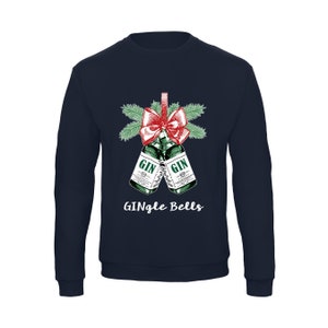 Gingle Bells®, Christmas Jumper, Gin Sweatshirt, Gin, Xmas Jumper, Unisex Christmas Jumper, Womens Christmas Jumper, Mens Christmas Jumper image 3