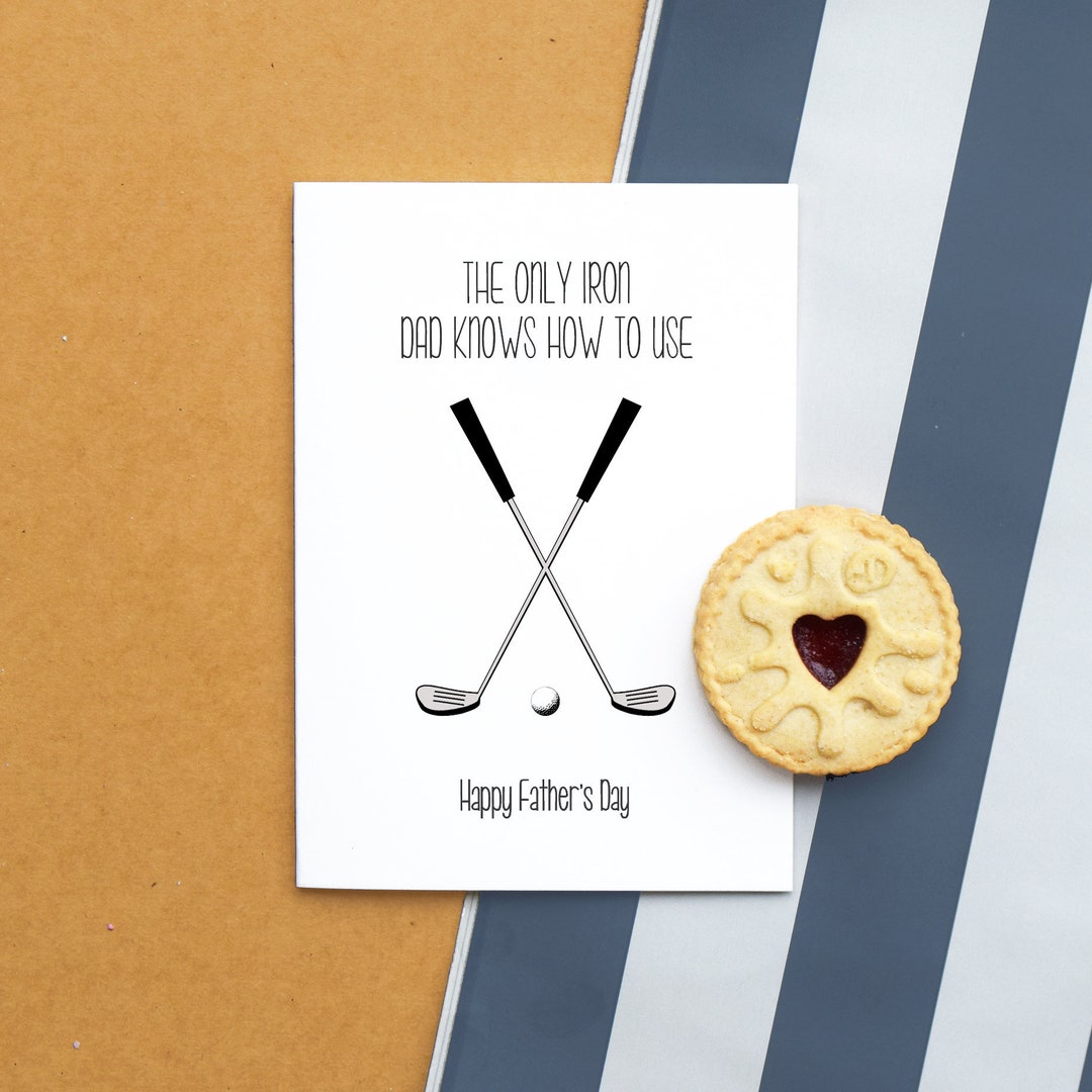 Funny Father's Day Card, Golf Card, Father's Day Card, Funny Golf Card ...