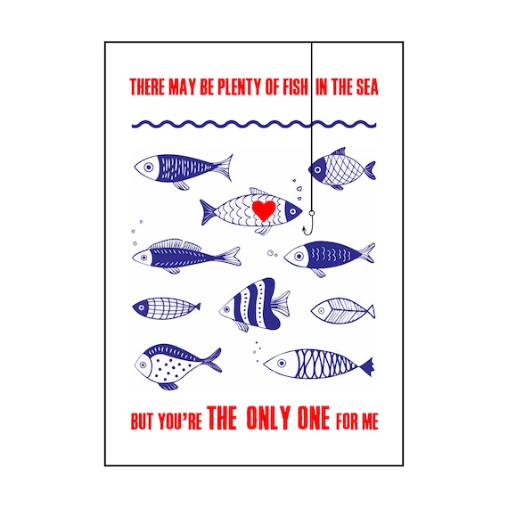 Funny Fishing Valentine's Card, Card for boyfriend, Fishing, Husband Card,  Valentine's Card for Him, Birthday Card for Him, Angling, Fish