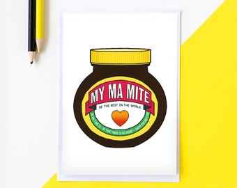 Best Mum in the World Mother's Day Card, Best Mum Card, Funny Mother's Day Card, Card for Mum, Greetings Card, Mother's Day Card, Pun Card