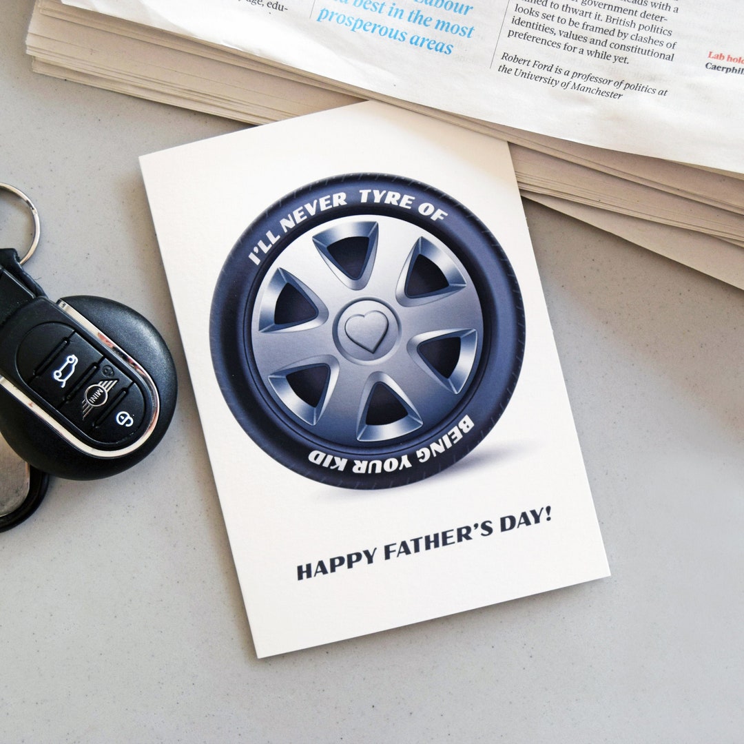 Funny Car Father's Day Card, Card for Dad, Father's Day Card, Car Lover