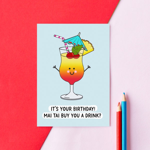 Cocktail Puns Etsy UK