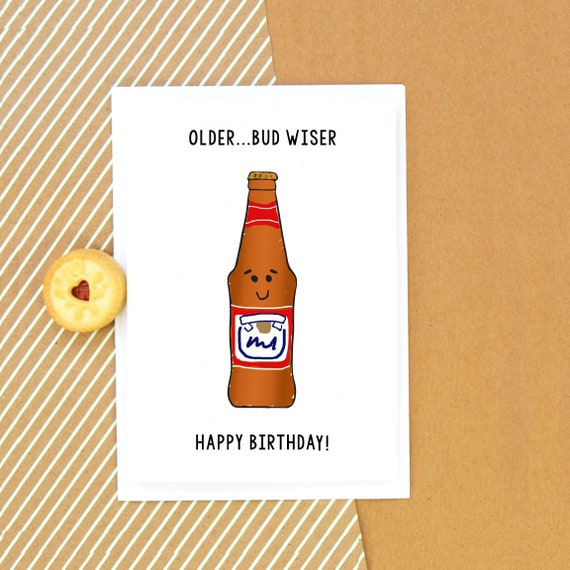 Funny Beer Birthday Card Birthday Card Card For Him Etsy