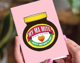Best Mum in the World Mother's Day Card, Best Mum Card, Funny Mother's Day Card, Card for Mum, Greetings Card, Mother's Day Card, Pun Card