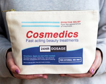 Funny Makeup Bag, Funny Gift for Friend, Funny Cosmetic Bag, Funny Cosmetic Pouch, Funny Gift for Her, Funny Pun, Best Friend Gift