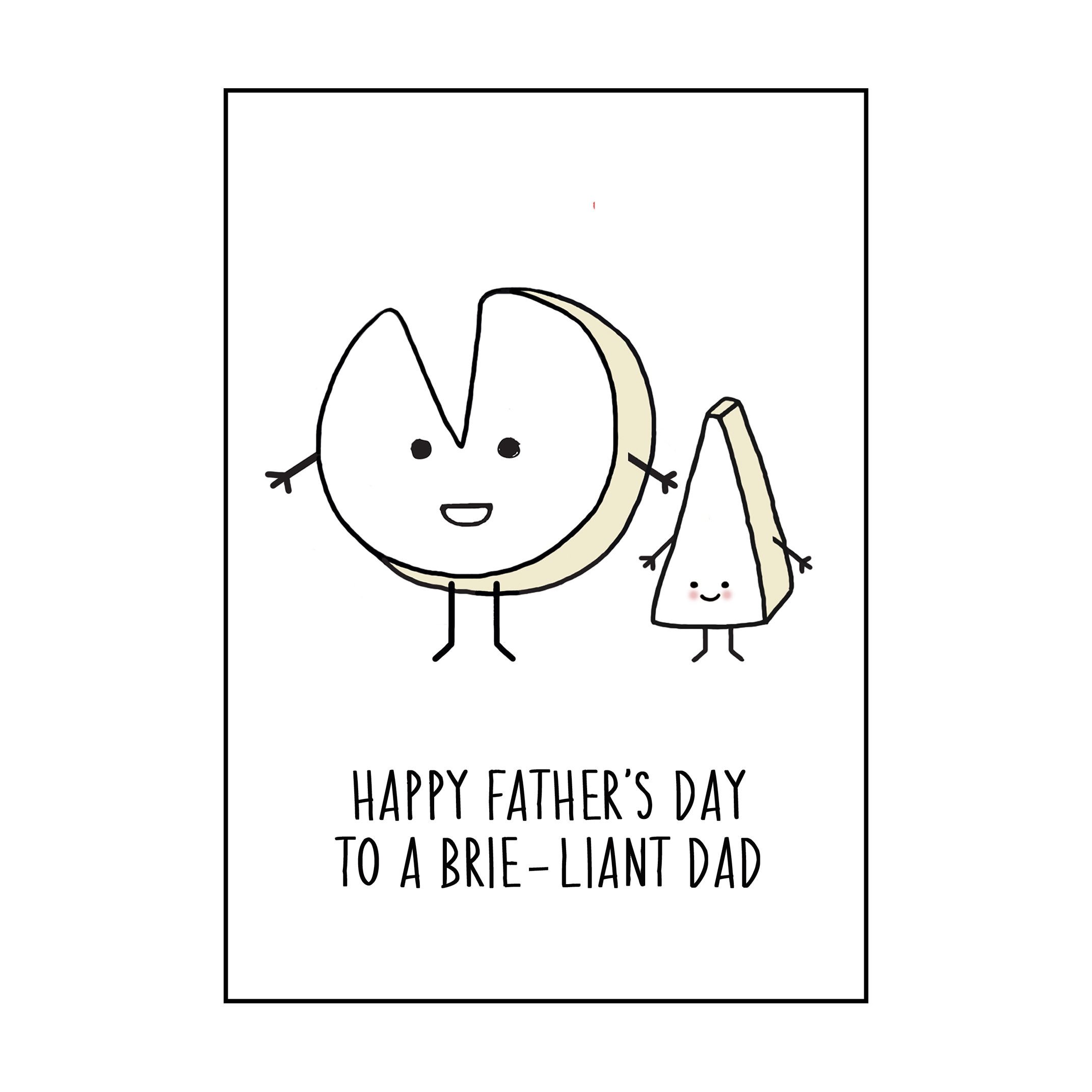 Funny Cheese Father's Day Card Card for Dad Cheese Etsy UK