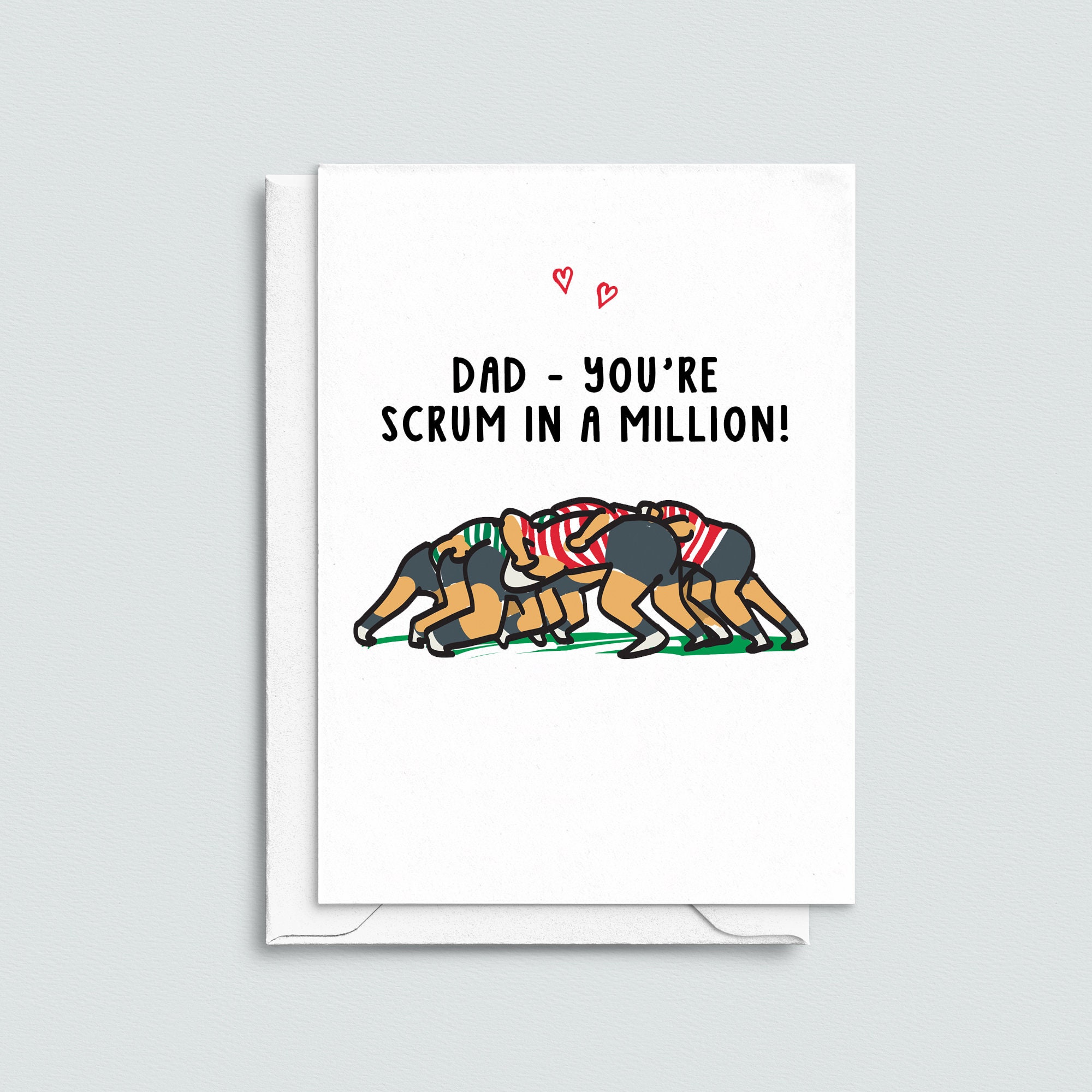 Rugby Father's Day Card, Rugby Card for Dad, Dad Card, Rugby Lover ...