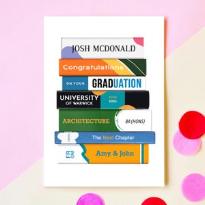 Personalised Graduation Card, Personalised Card for Graduate, Congratulations On Your Graduation Card, Custom Graduate Card