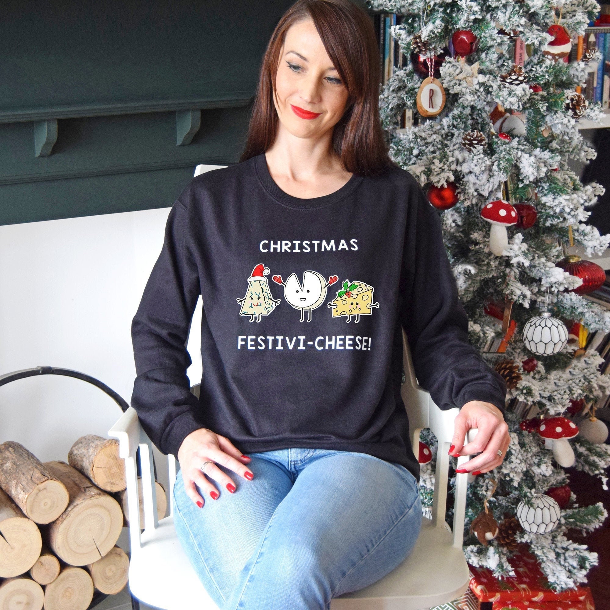 Funny Cheese Christmas Jumper Christmas 