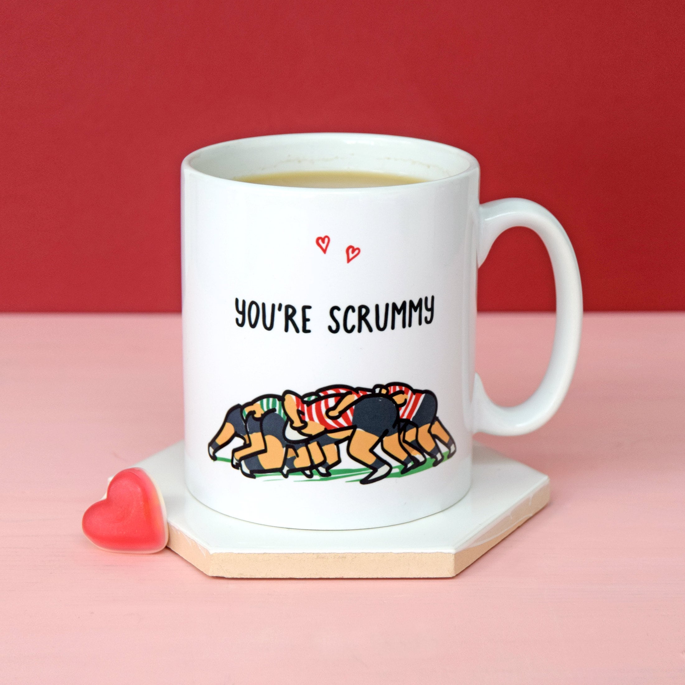 Rugby Valentines Mug Valentines Gift Coffee Mug Rugby