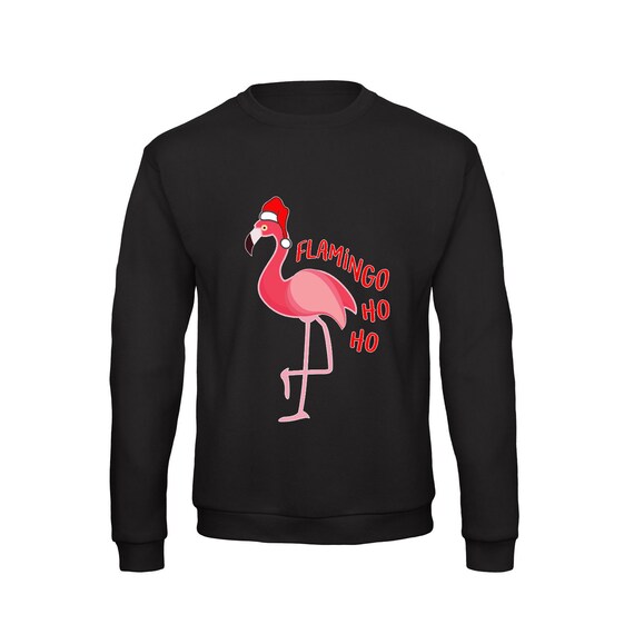 flamingo christmas sweater mens