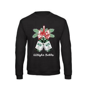 Gingle Bells®, Christmas Jumper, Gin Sweatshirt, Gin, Xmas Jumper, Unisex Christmas Jumper, Womens Christmas Jumper, Mens Christmas Jumper image 7