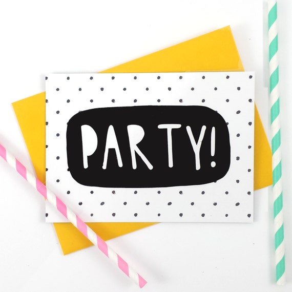 black white invitation party invitation monochrome etsy white party invite