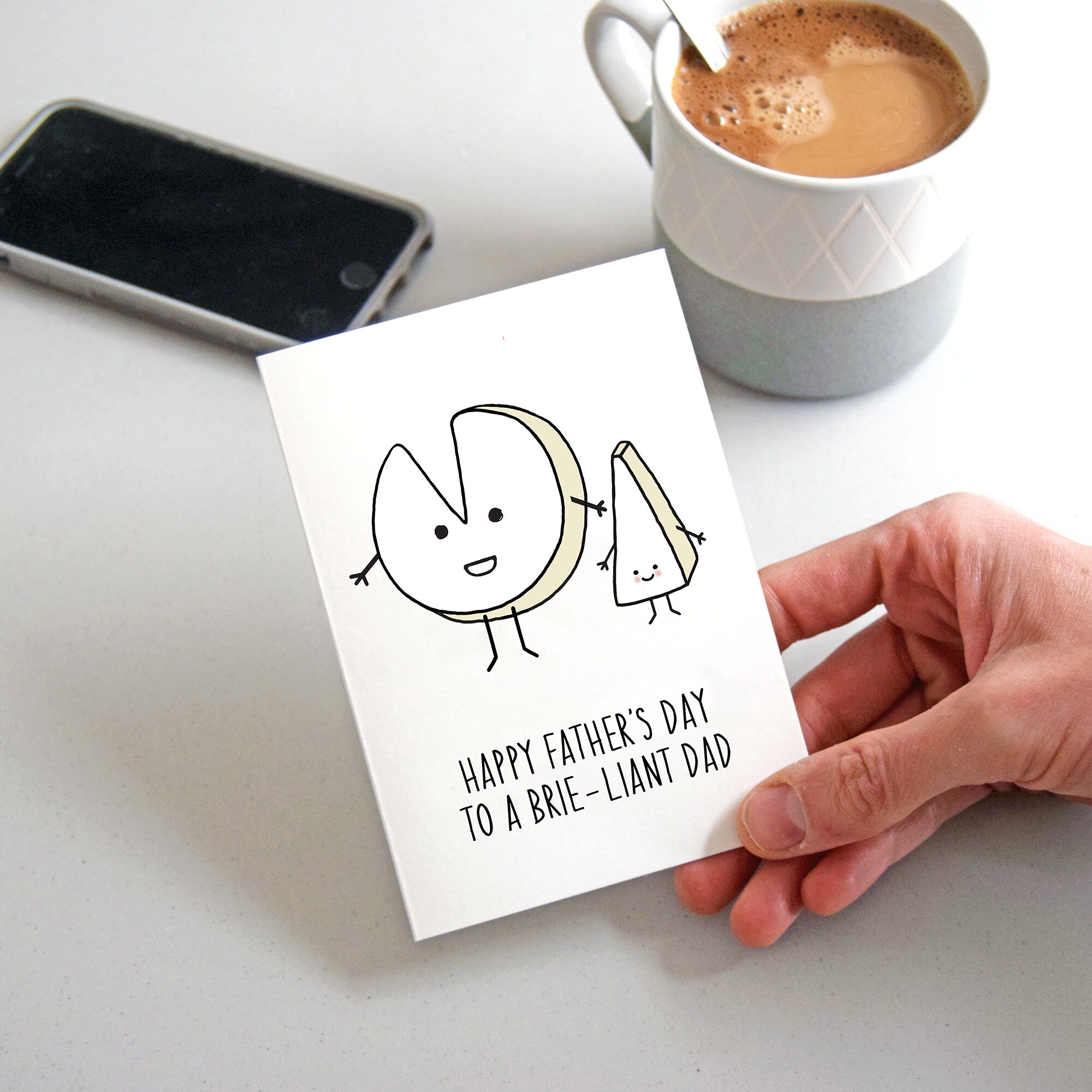 Funny Cheese Father's Day Card Card for Dad Cheese Etsy UK