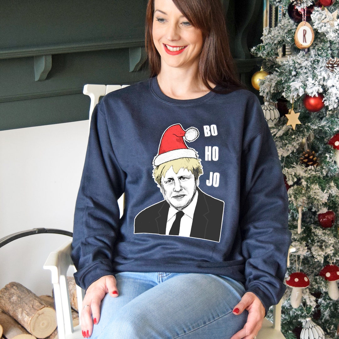 Boris Johnson Christmas Jumper Funny Christmas Jumper Boris Etsy UK