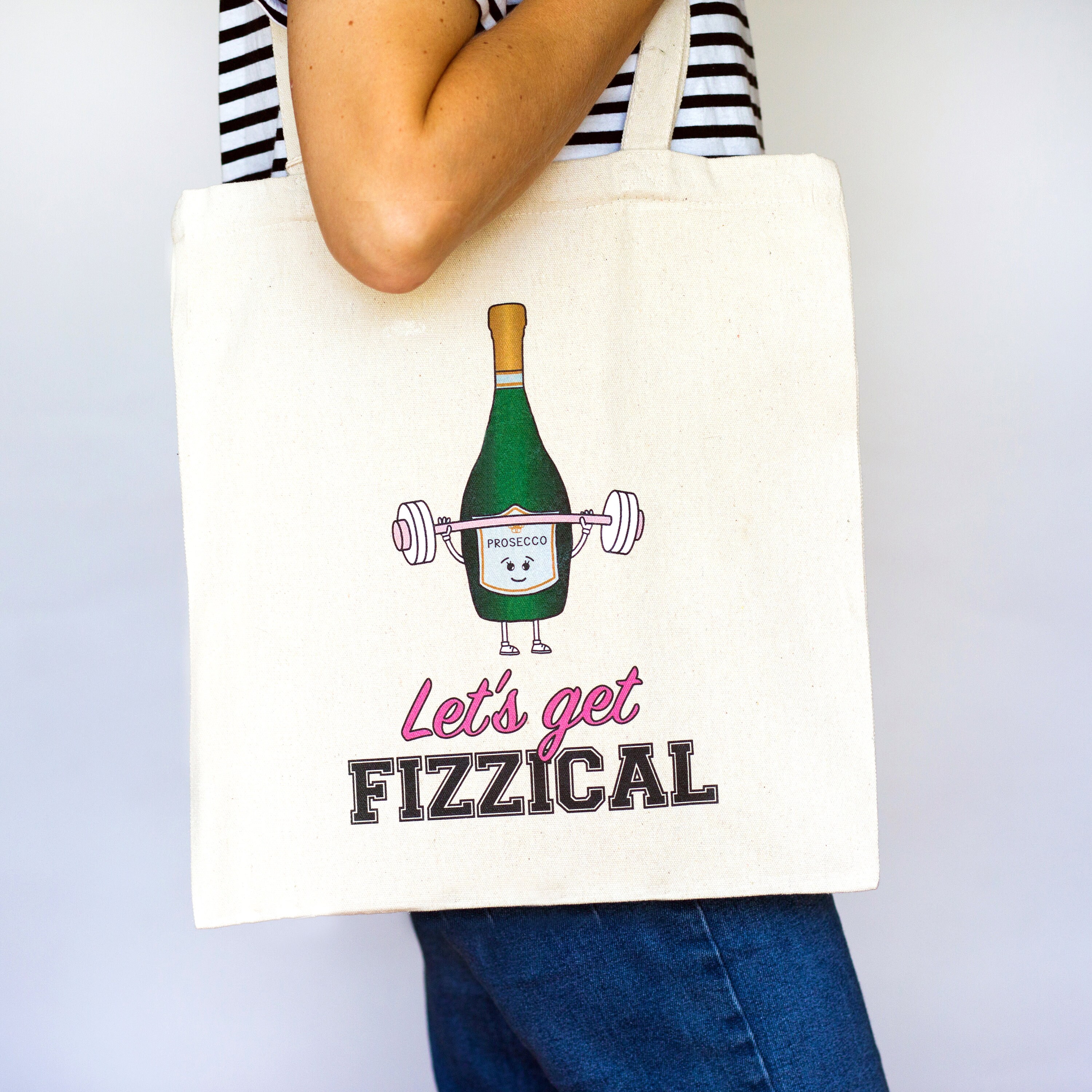 Prosecco Gym Bag Prosecco Bag Womens Gym Bag Gym Gift Prosecco Gift Womens Bag Prosecco Reusable Shopping Bag Tote Bag Shopper Etsy UK