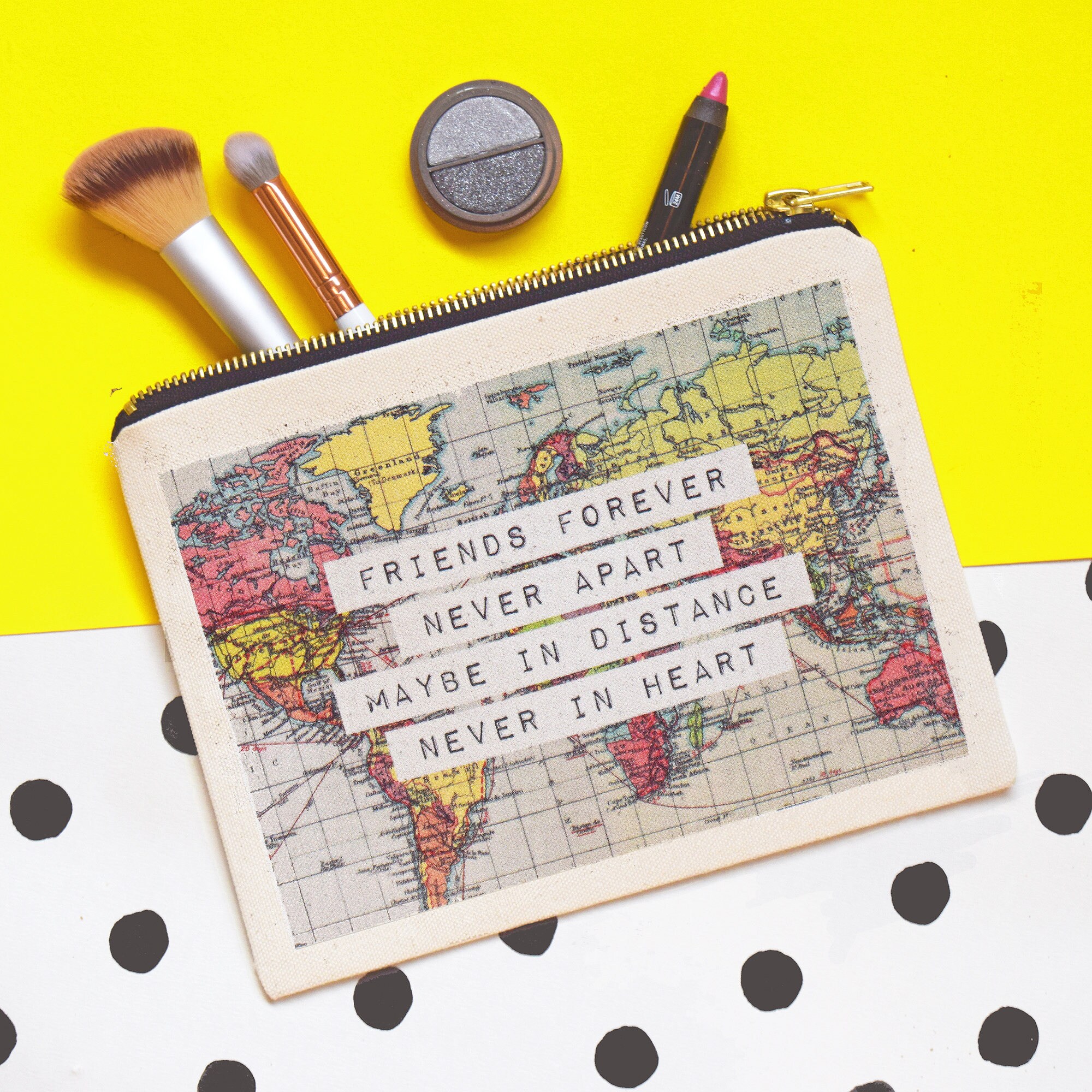 Travel Make up Bag Gift for Friend Make up Bag Travel Gift Etsy UK