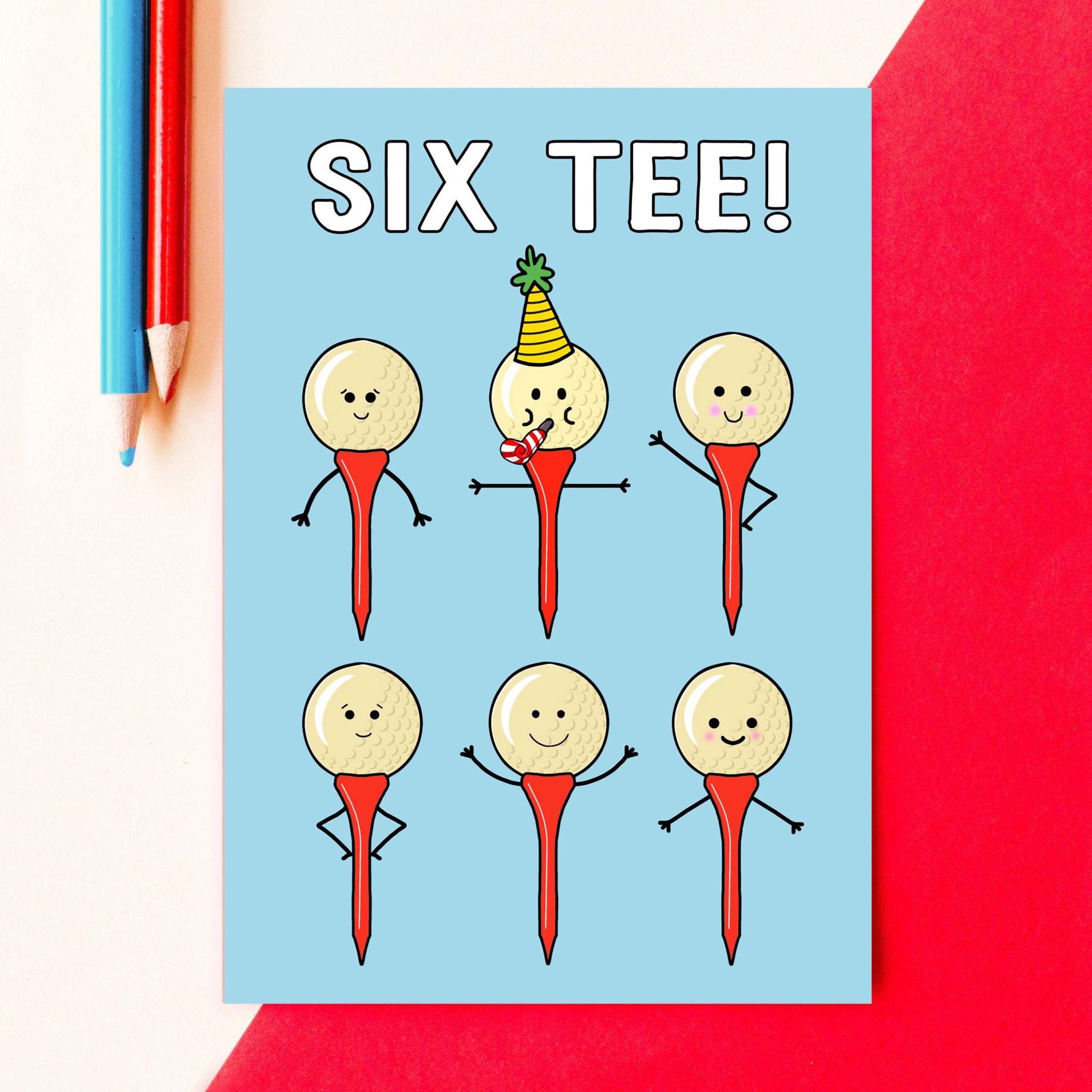 Funny Golf 60th Birthday Card, 60 Birthday Card for Golfer - Etsy UK