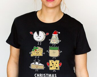 Funny Cheese Christmas T-Shirt, Cheese Love, Cheese Pun, Christmas Pun T-Shirt, Womens Clothing, Womens T-Shirt, Christmas T-Shirt, Xmas Tee