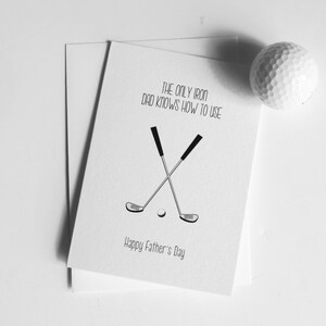 Funny Father's Day Card, Golf Card, Father's Day Card, Funny Golf Card ...