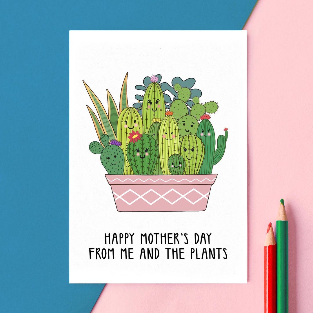Plant Lover Mother's Day Card, Plant Mum, Plant Card for Mum, Mother's Day  Card, Plant Lover, Card for Mum, Cactus Lover, Mother's Day - Etsy