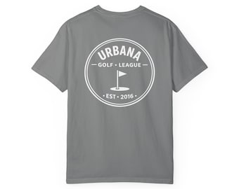 Urbana Golf League Logo-T-Shirt | Golfhemd, Est. Jahr 2016
