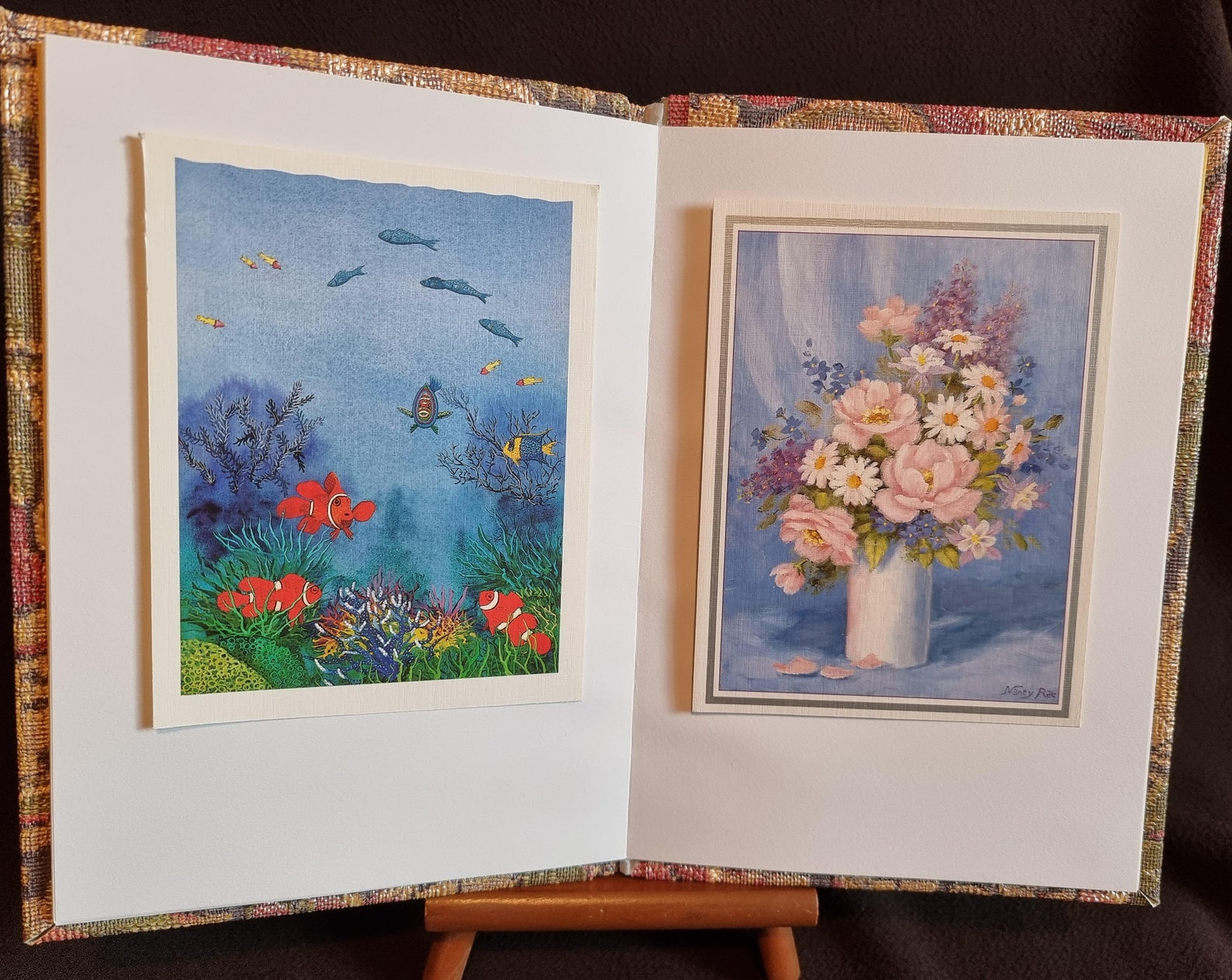 Notebooks. Art display books. Home mad books. Hand made Etsy