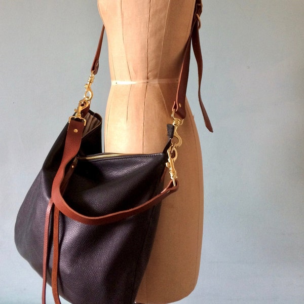 Brown Black Purse Etsy