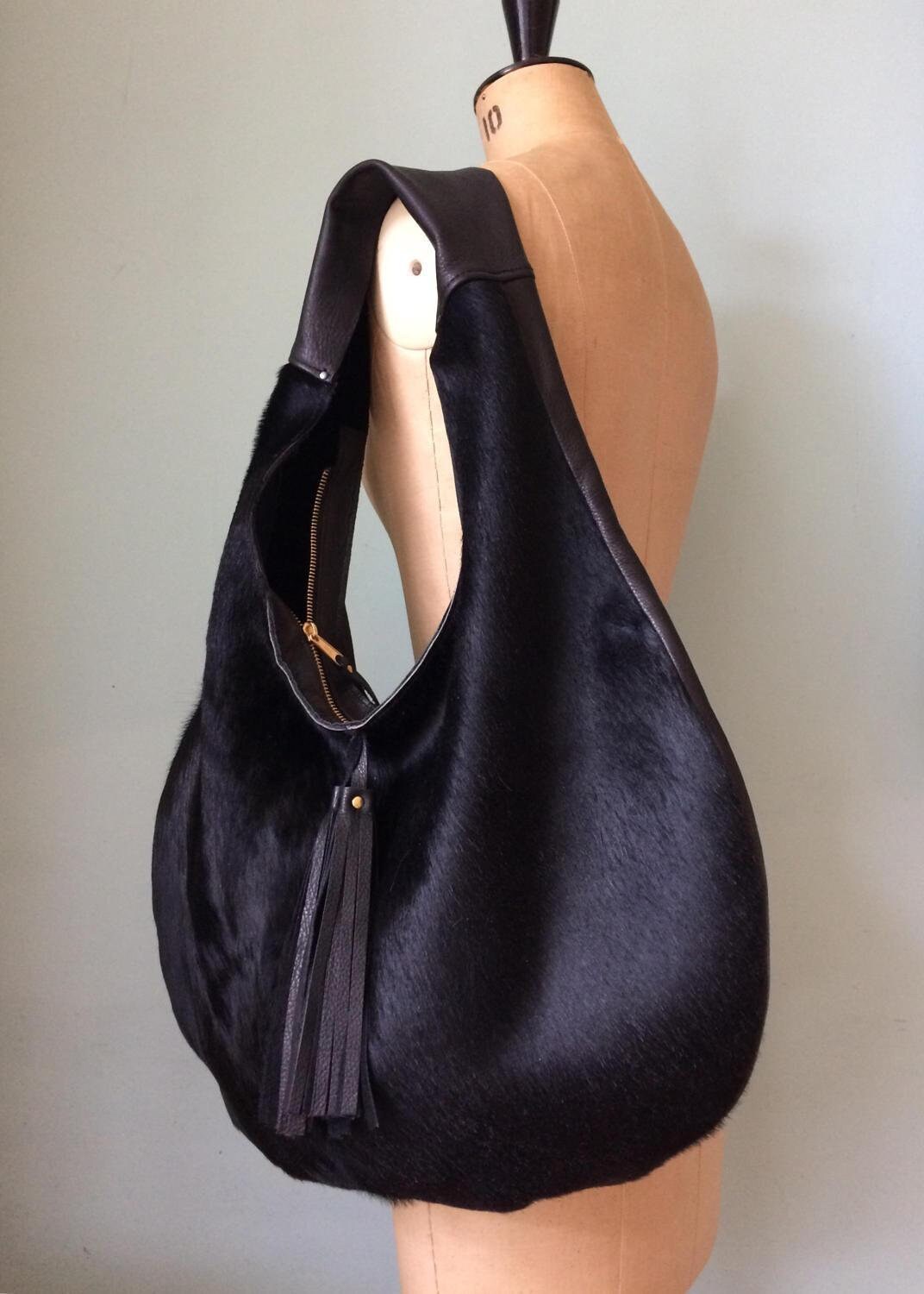 slouch purse leather