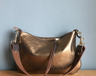 bronze handbag