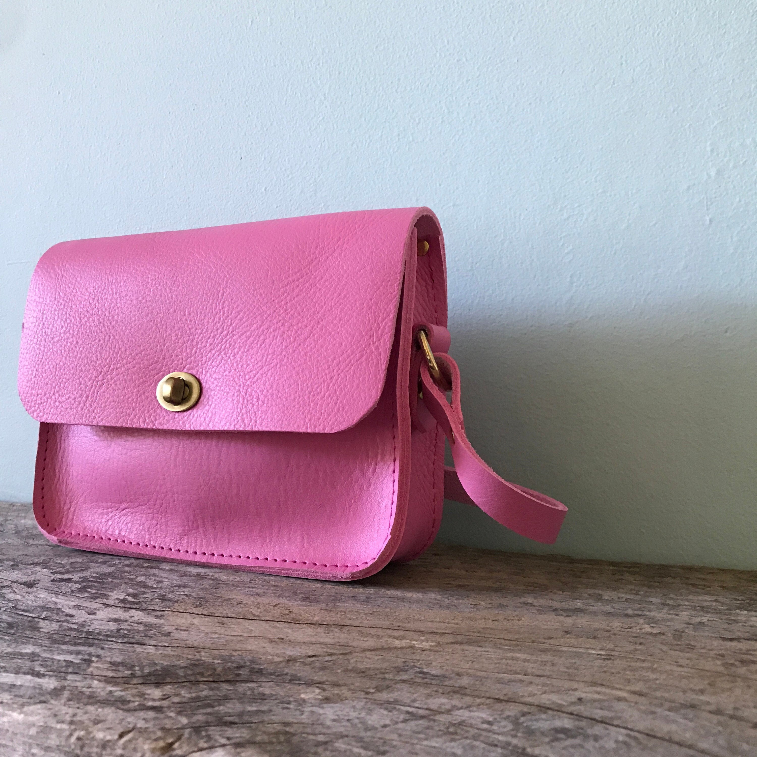 bubblegum pink purse
