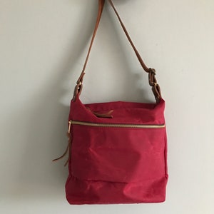 Red Waxed Canvas Bag Waterproof Messenger Scout Bag Red - Etsy