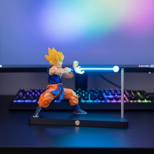 Veilleuse Magnétique DBZ Sangoku (Son Goku) – Figurine PVC Avec Effet Kaméhaméha