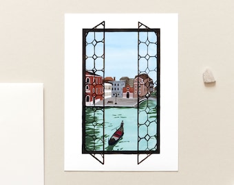 Venice greeting card