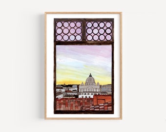 Rome Italy Art Print A4 or A5